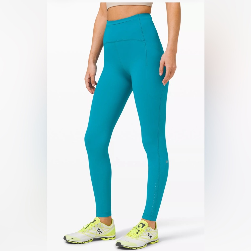 lululemon SWIFT SPEED HIGH-RISE TIGHT 28", 
Hawaiian Blue, size 10